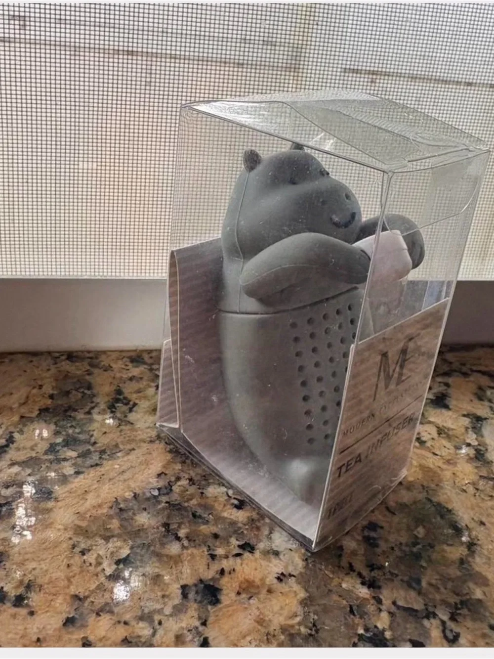 Cute Hippo Tea Infuser - Gray